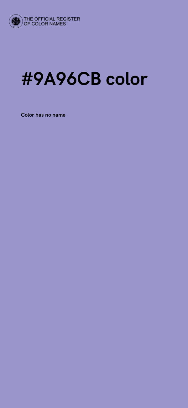 #9A96CB color image