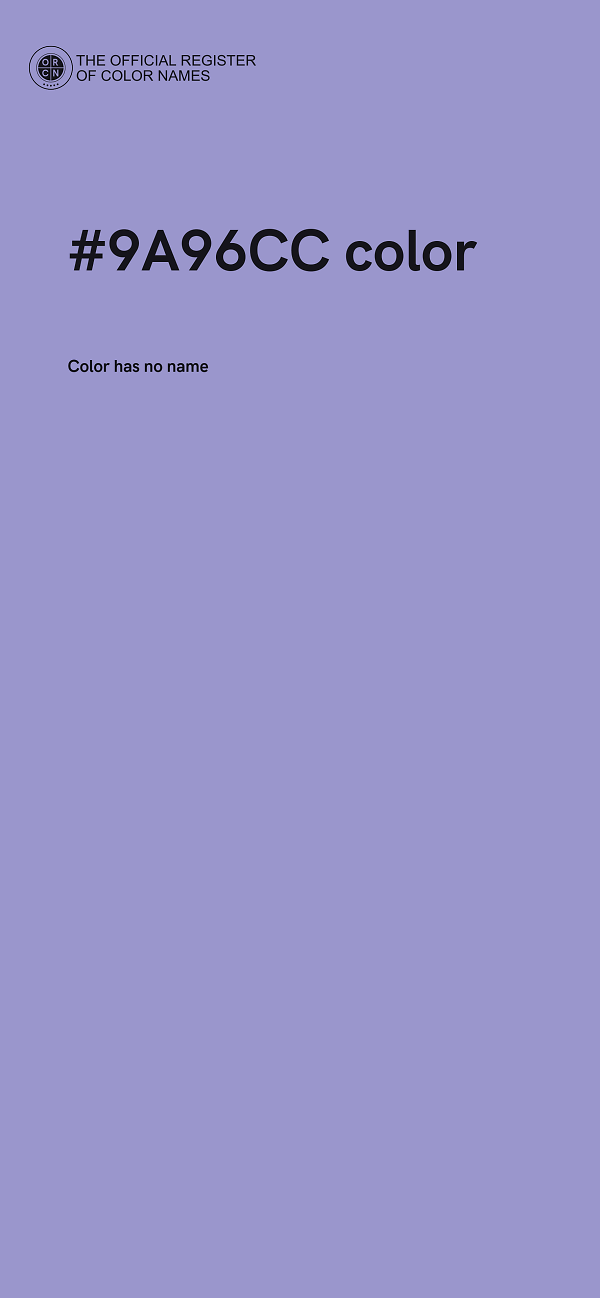 #9A96CC color image