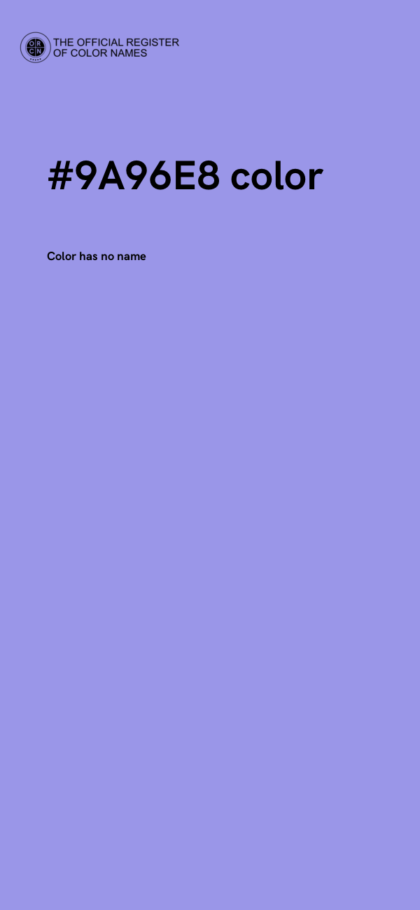 #9A96E8 color image