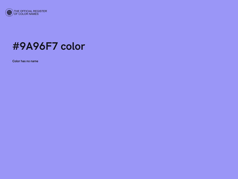 #9A96F7 color image