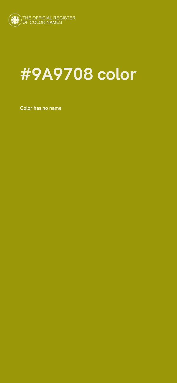 #9A9708 color image