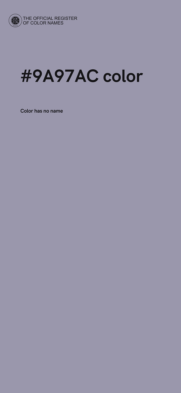 #9A97AC color image