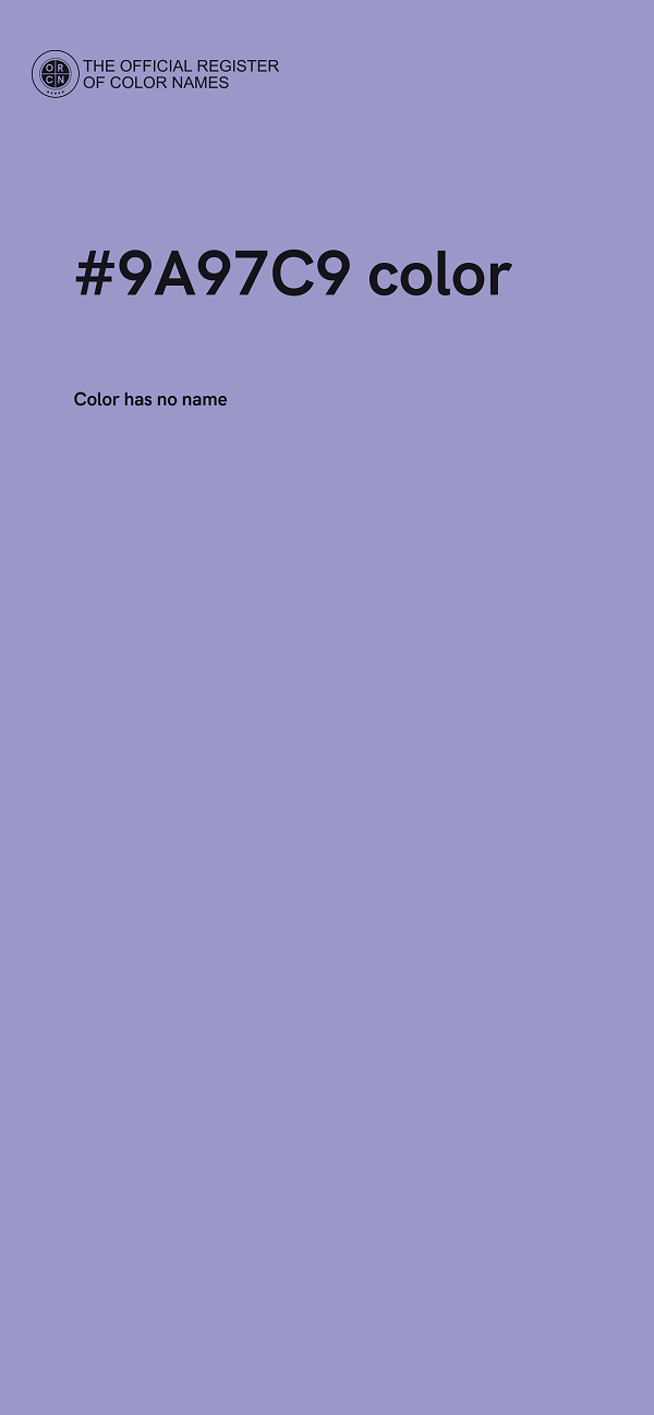 #9A97C9 color image
