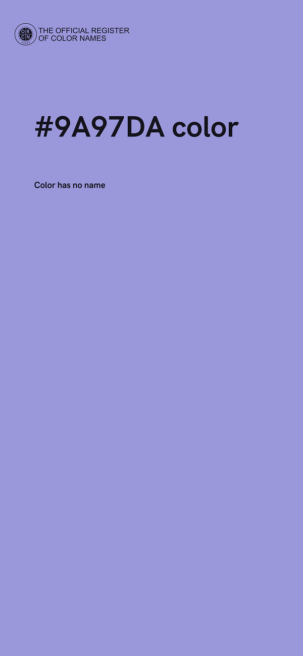 #9A97DA color image