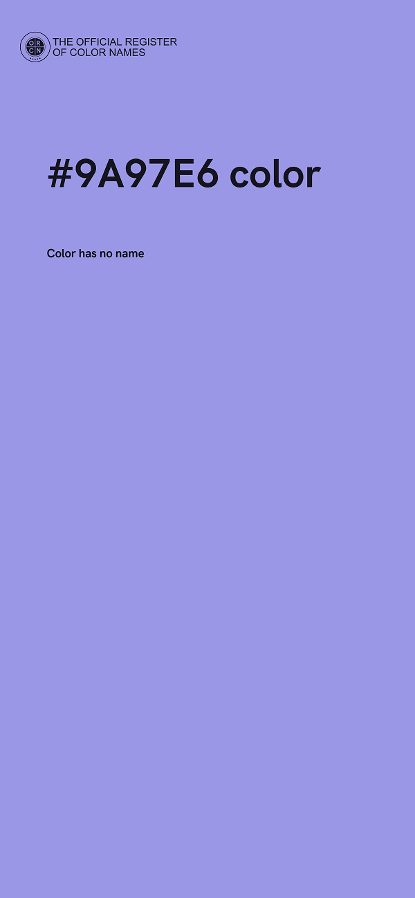 #9A97E6 color image