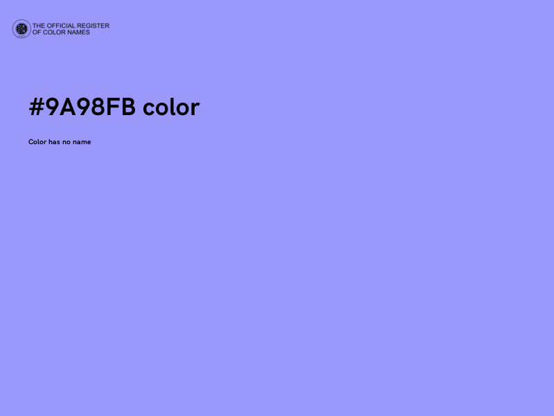 #9A98FB color image
