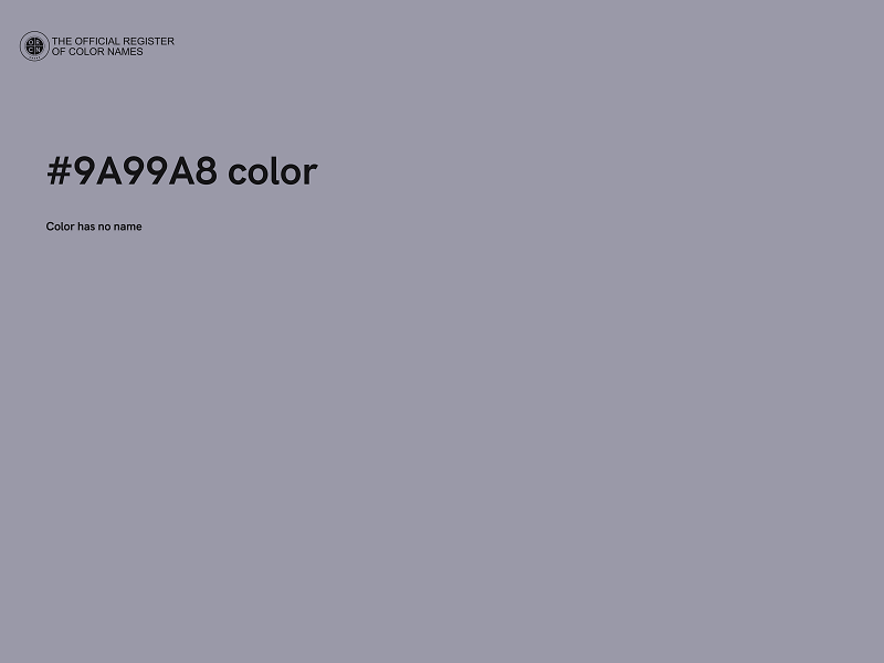 #9A99A8 color image