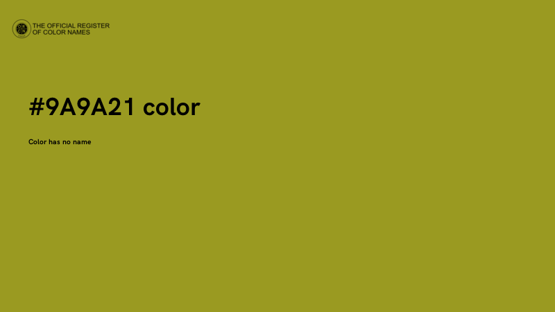 #9A9A21 color image