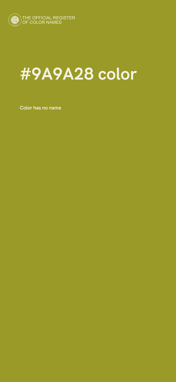 #9A9A28 color image