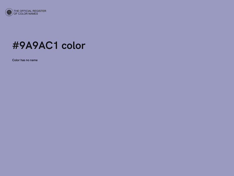 #9A9AC1 color image