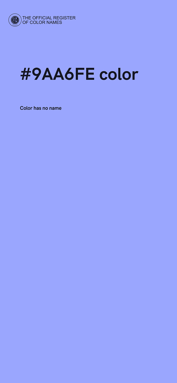 #9AA6FE color image