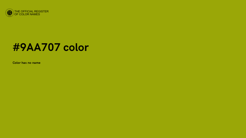 #9AA707 color image