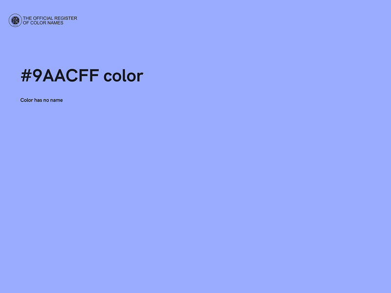 #9AACFF color image