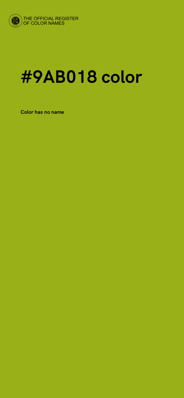 #9AB018 color image