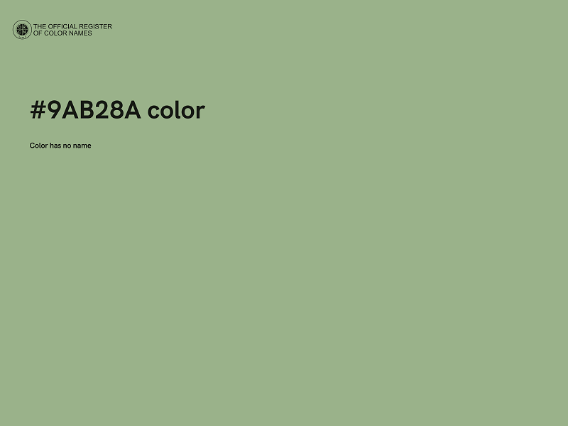 #9AB28A color image