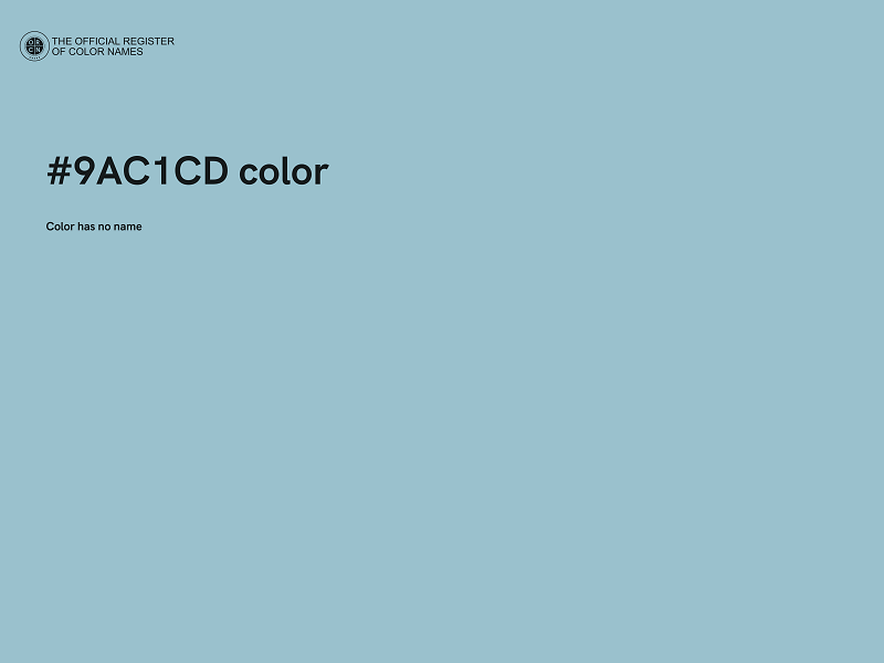 #9AC1CD color image