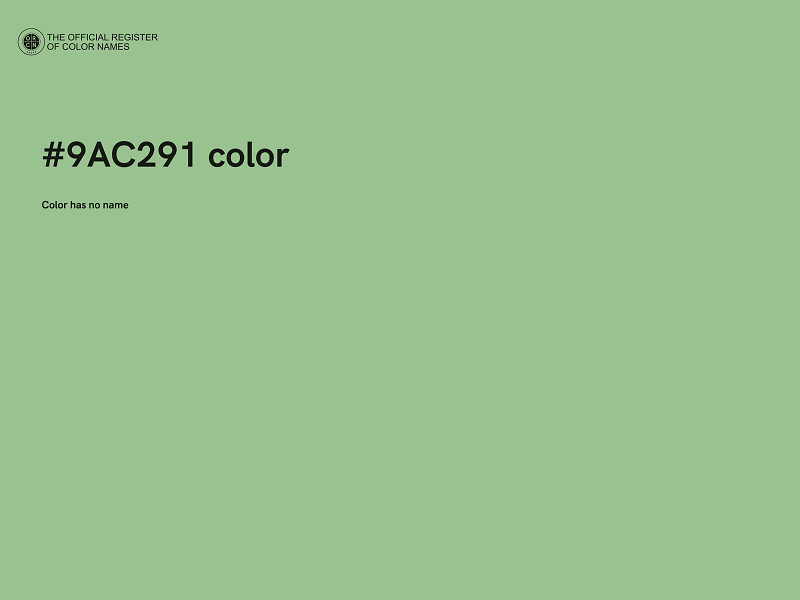 #9AC291 color image