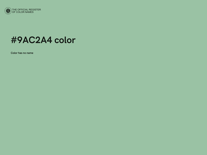 #9AC2A4 color image