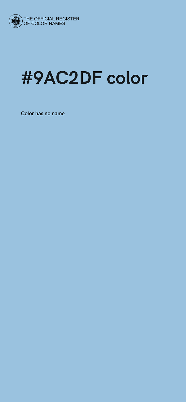 #9AC2DF color image