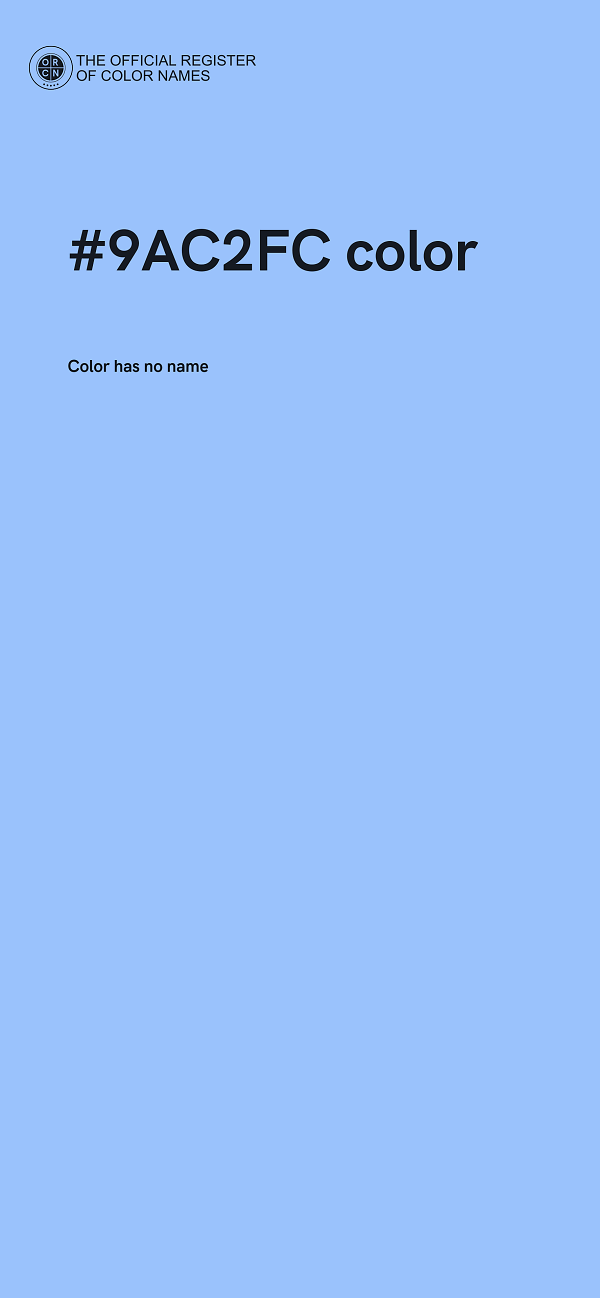 #9AC2FC color image