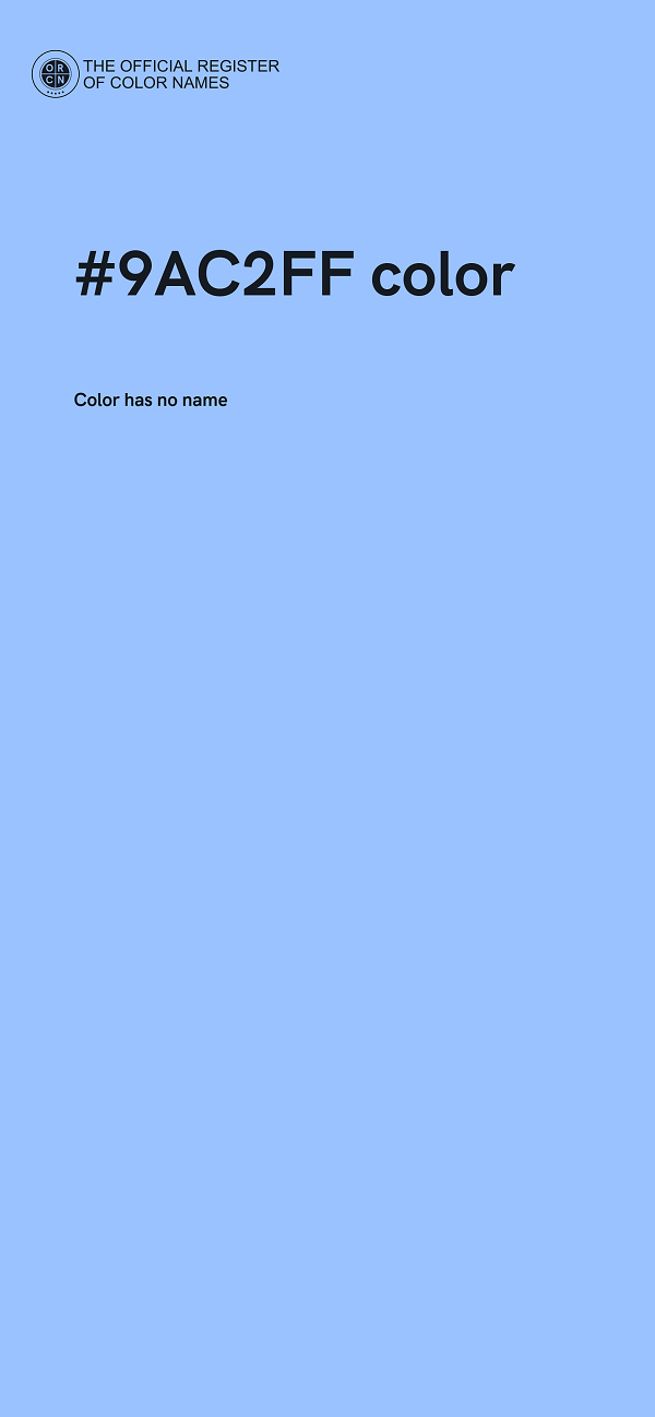 #9AC2FF color image