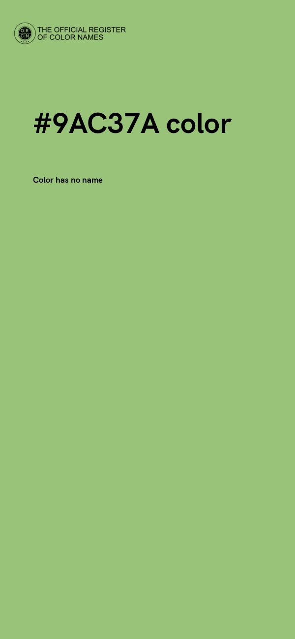 #9AC37A color image