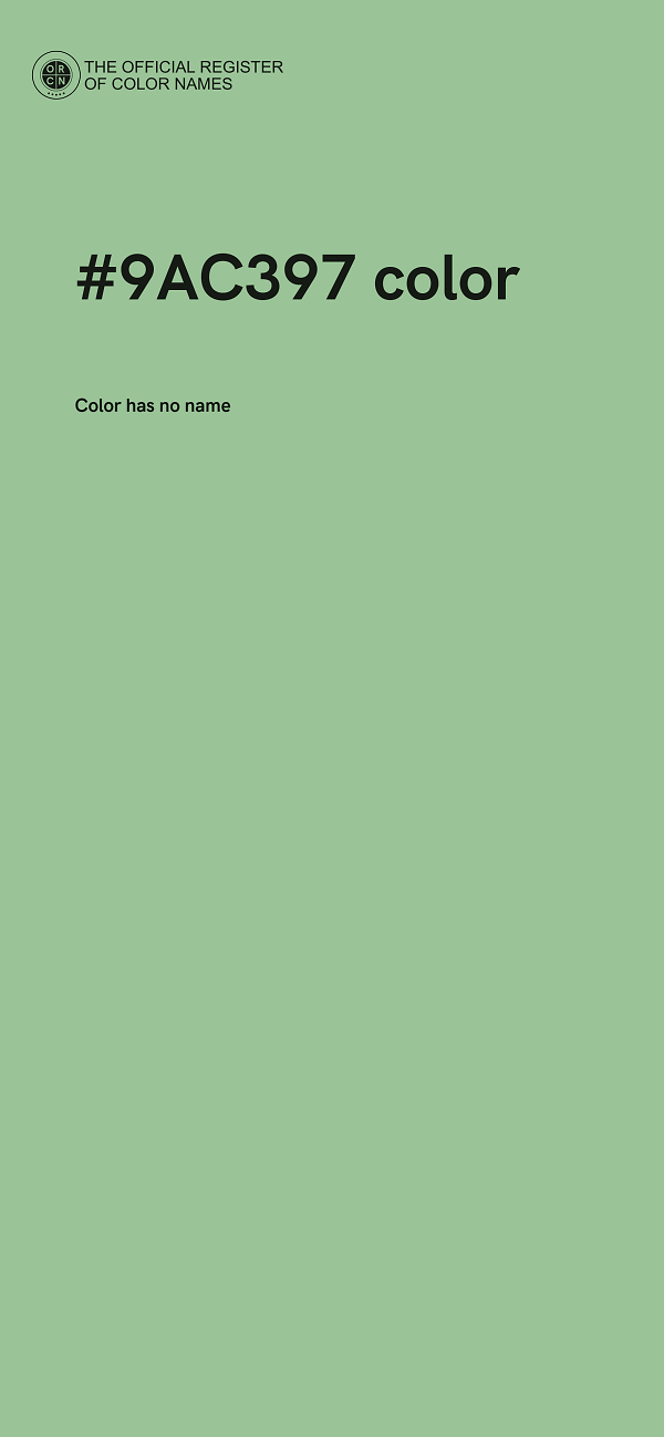 #9AC397 color image