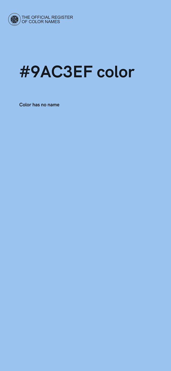 #9AC3EF color image