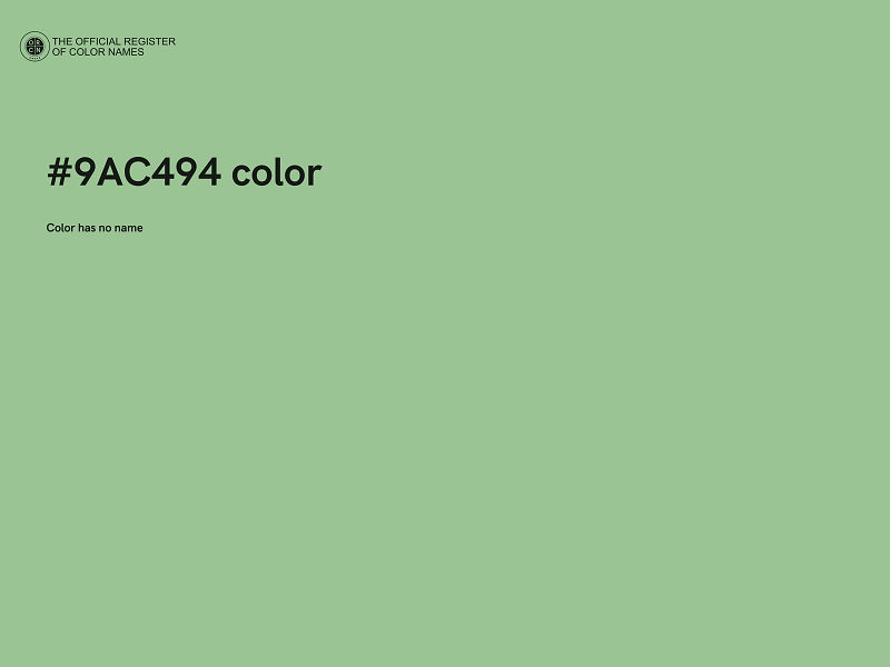 #9AC494 color image