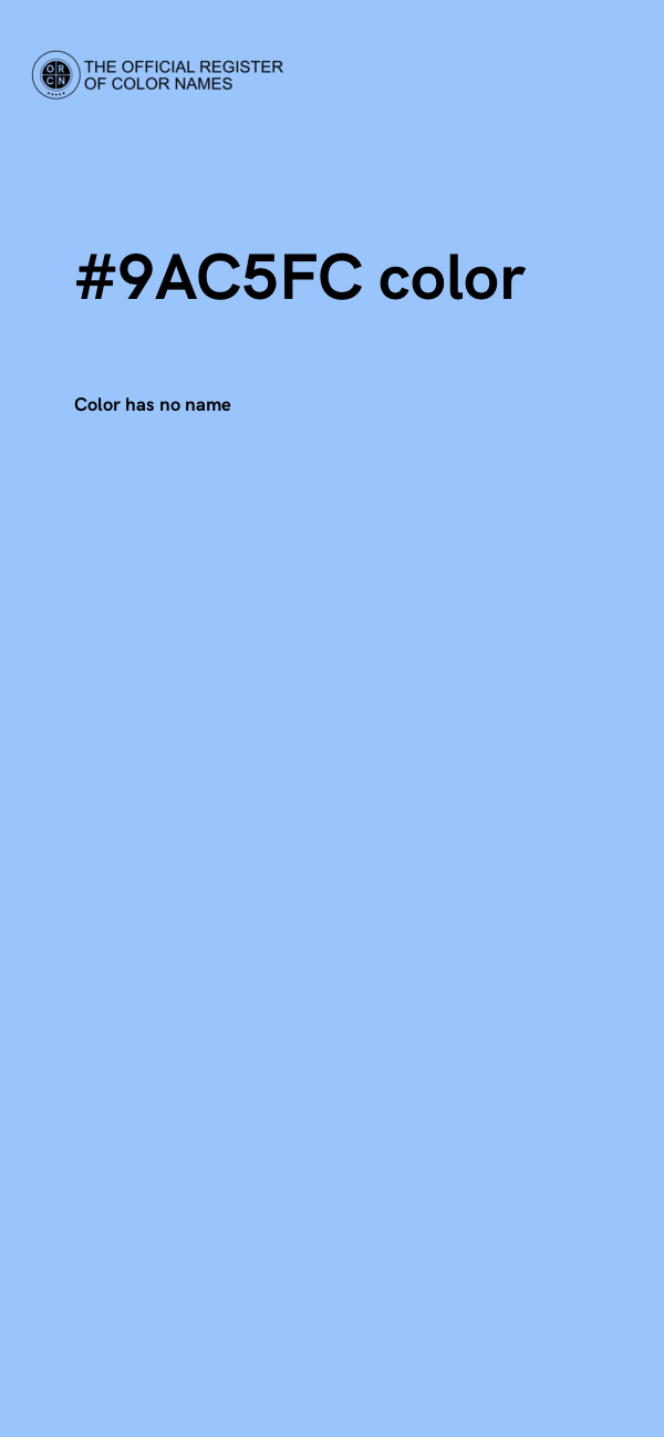 #9AC5FC color image