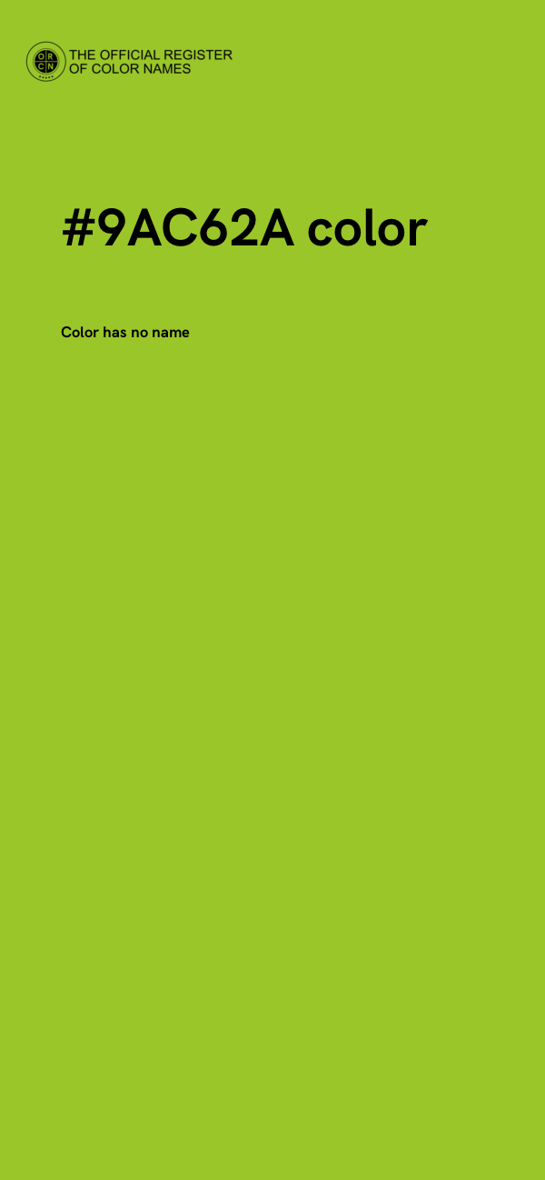 #9AC62A color image