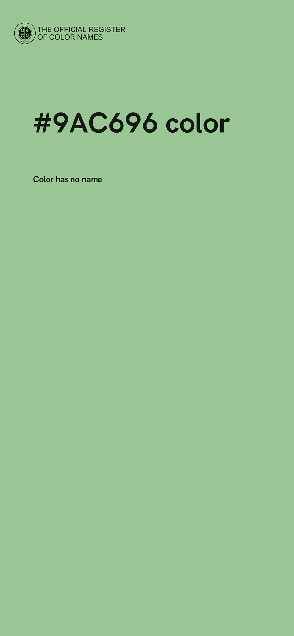 #9AC696 color image