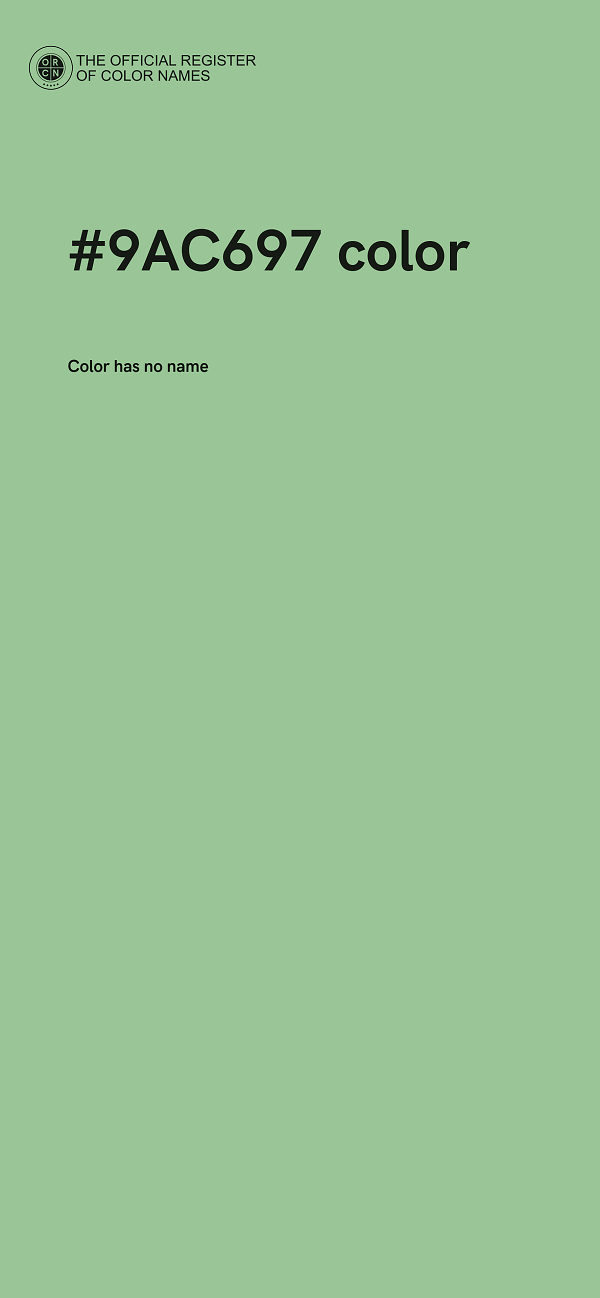 #9AC697 color image