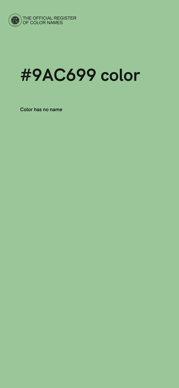 #9AC699 color image