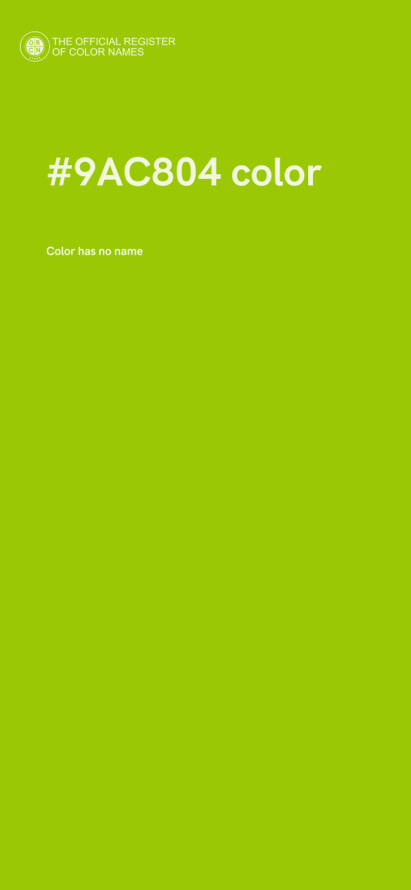 #9AC804 color image