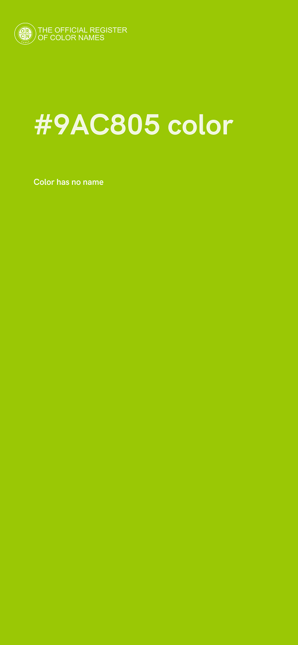 #9AC805 color image