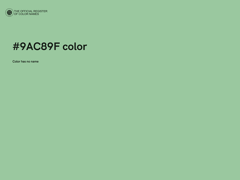 #9AC89F color image