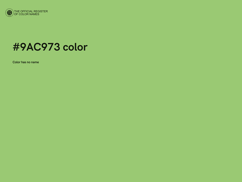 #9AC973 color image