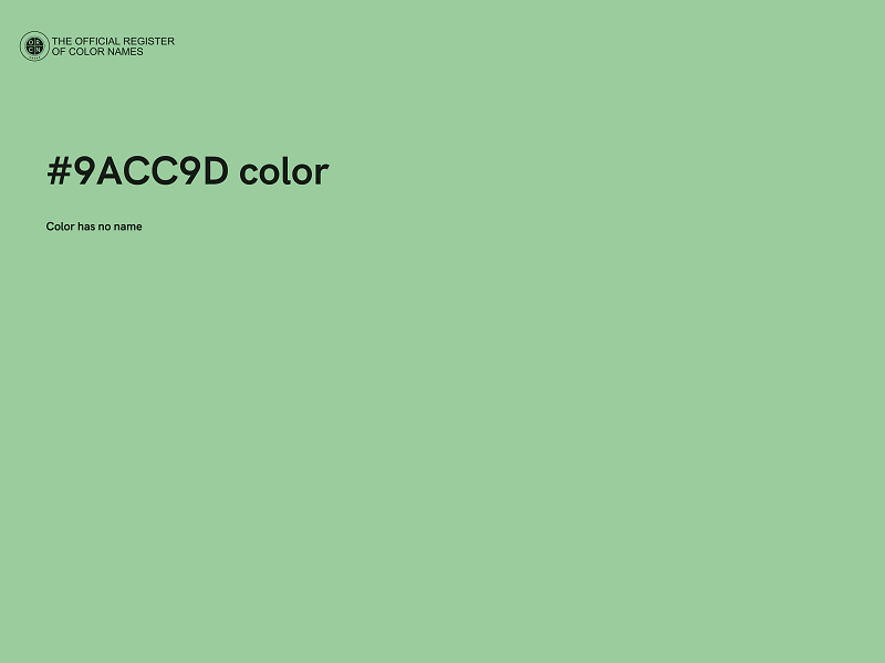 #9ACC9D color image