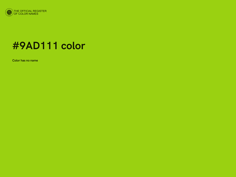 #9AD111 color image