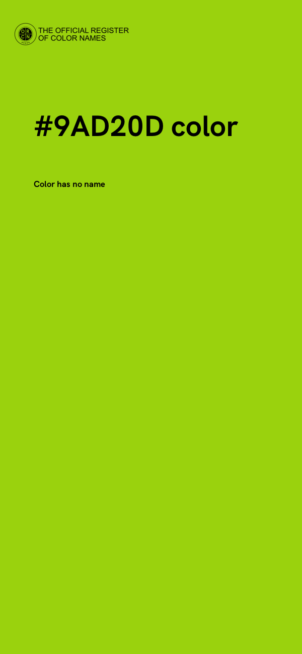 #9AD20D color image