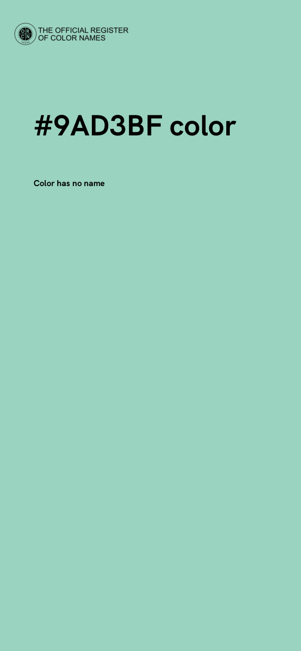 #9AD3BF color image