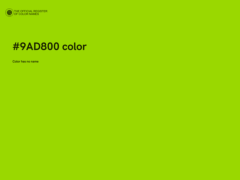 #9AD800 color image