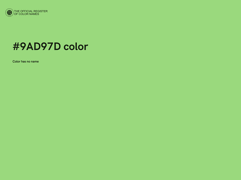 #9AD97D color image