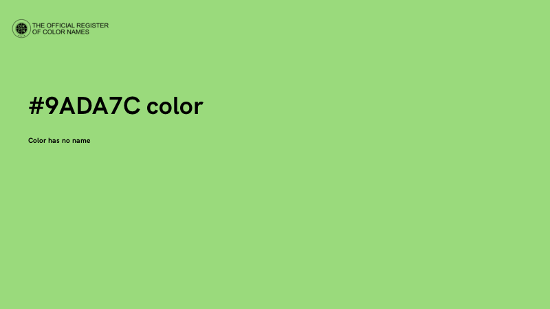 #9ADA7C color image