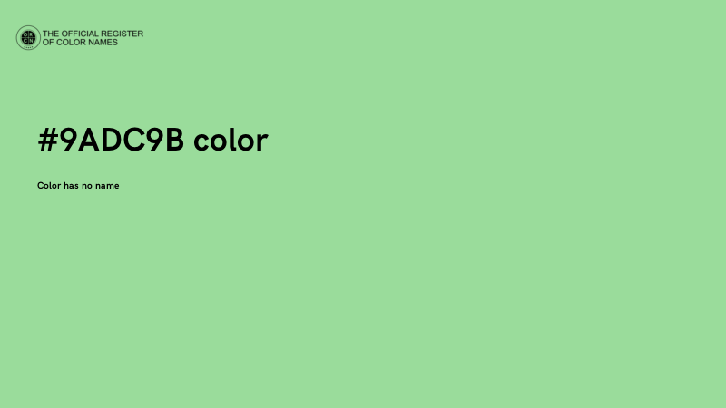 #9ADC9B color image
