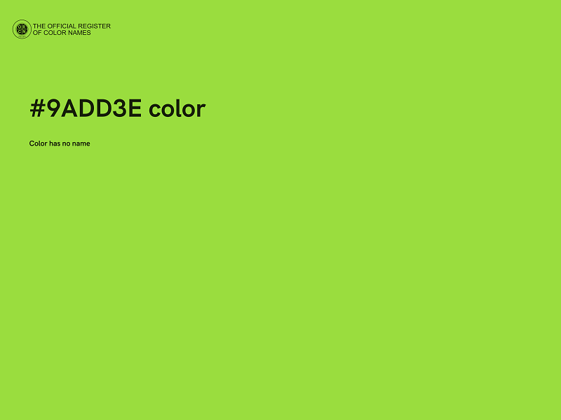 #9ADD3E color image