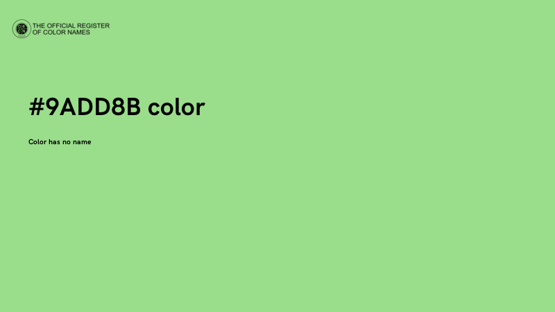 #9ADD8B color image