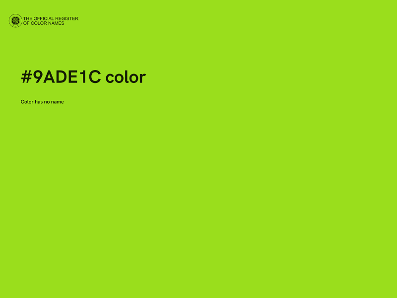 #9ADE1C color image