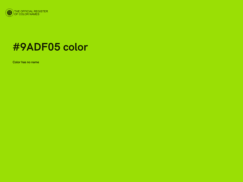 #9ADF05 color image